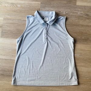 IZOD sleeveless golf shirt L